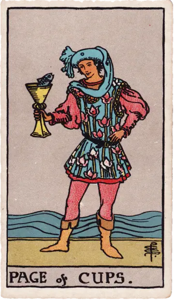 Carta Pajem de Copas