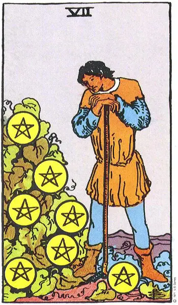 Carta Sete de Ouros