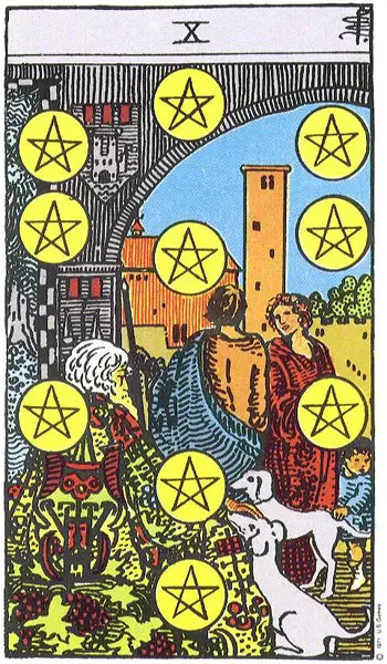 Carta Dez de Ouros