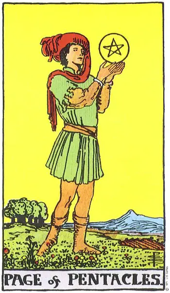 Carta Pajem de Ouros