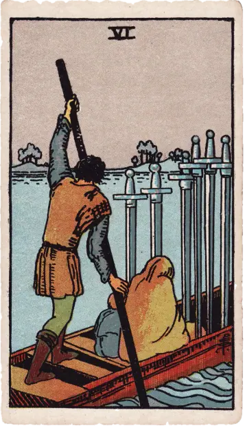 Carta Seis de Espadas