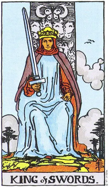 Carta Rei de Espadas
