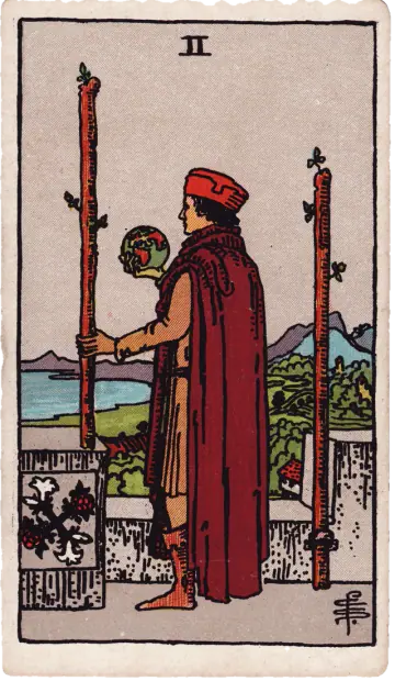 Carta Dois de Paus